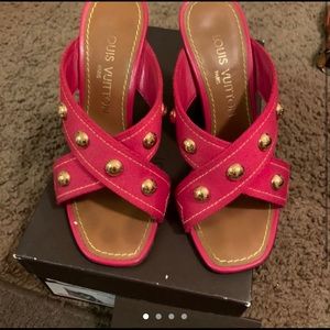 Authentic Louis Vuitton Wedges